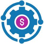 Marketing technology and operations icon